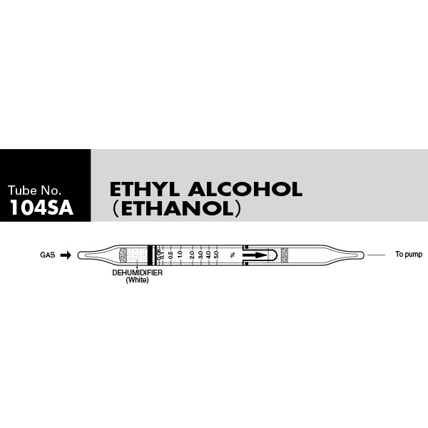 Picture of DETECTOR TUBE, ETHYL ALCOHOL, 10/BX
