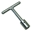 Picture of HANDLE, T, SOLID ALUMINUM, ZEFON