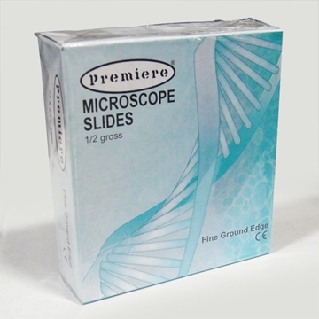 Picture of MICROSCOPE SLIDE, 3" x 1" PLAIN, PREMIERE, 144/GR