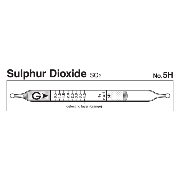 Picture of DETECTOR TUBE, SULFUR DIOXIDE, 10/BX
