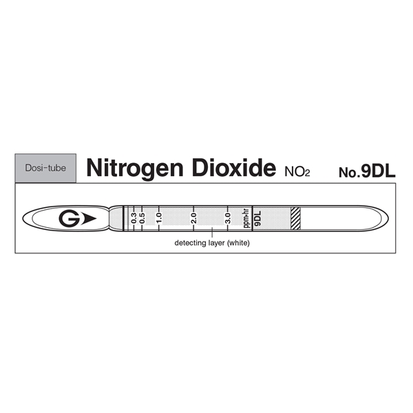 Picture of DOSIMETER TUBE, NITROGEN DIOXIDE, 10/BX