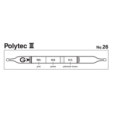 Picture of DETECTOR TUBE, POLYTEC III, 10/BX