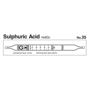 Picture of DETECTOR TUBE, SULFURIC ACID, 10/BX