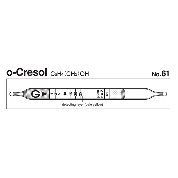 Picture of DETECTOR TUBE, o-CRESOL, 10/BX